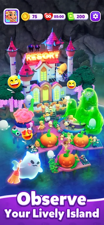 三消泡岛(三消冒险游戏)截图