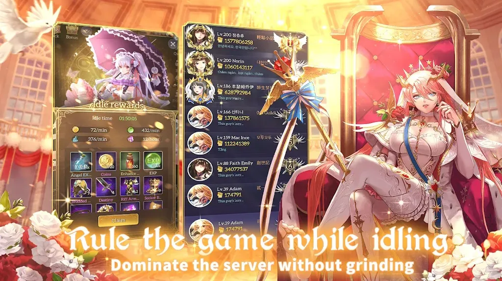 放置女神破解版无限钻石截图