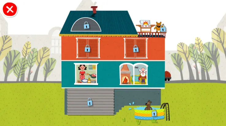 佩皮之家地图全部解锁截图