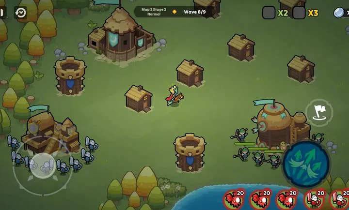 夜幕：王国边境塔防(王国边境塔防游戏)截图