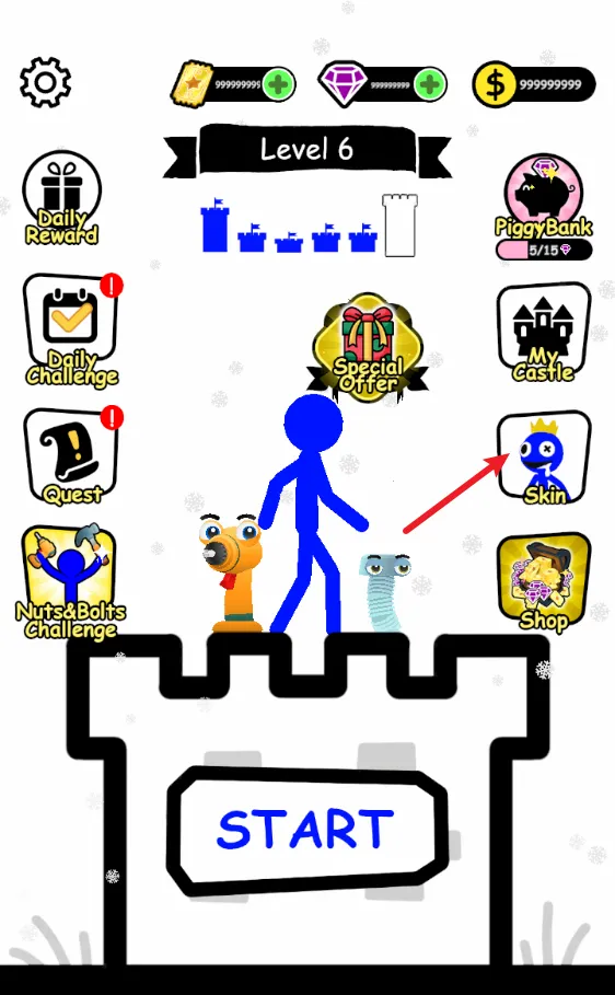 火柴人英雄塔防无广告拯救美女亲嘴