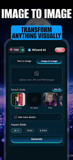 Wizard AI(AI图像生成软件)截图