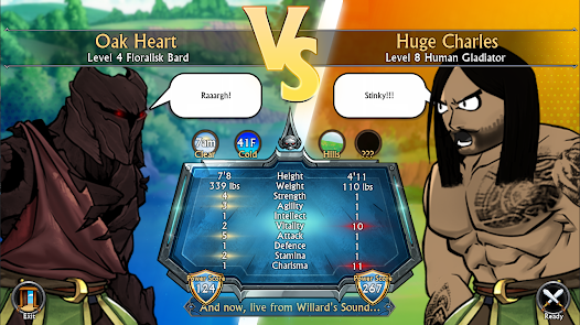 剑与凉鞋剑刃与战靴：不朽(角斗士战斗游戏)截图