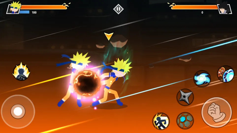 火柴人忍者大战不用实名登录版截图