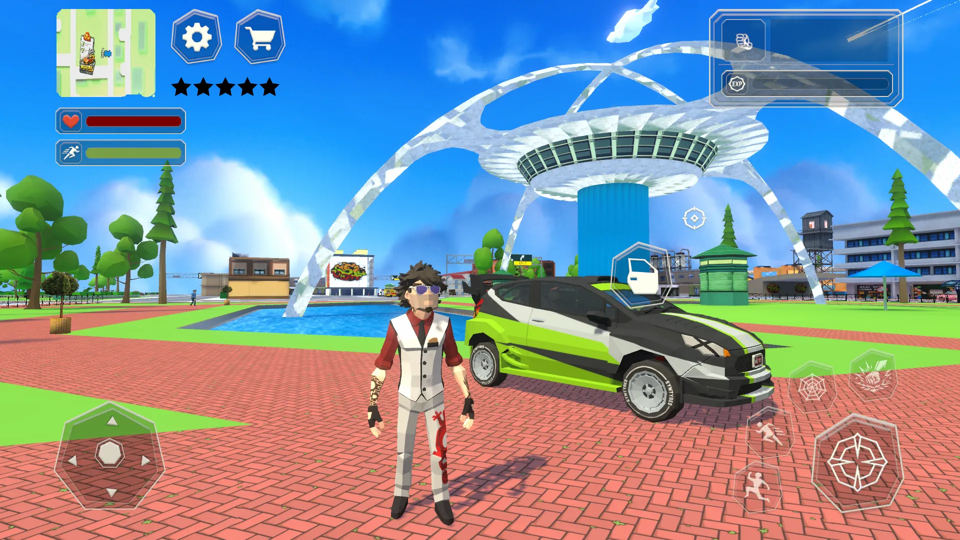 帮派之地：像素城市(黑帮城市游戏)截图