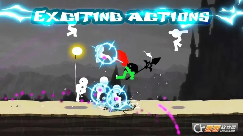 闪速火柴人中文无限钻石截图