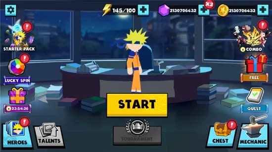 火柴人忍者大战破解版游戏内置菜单