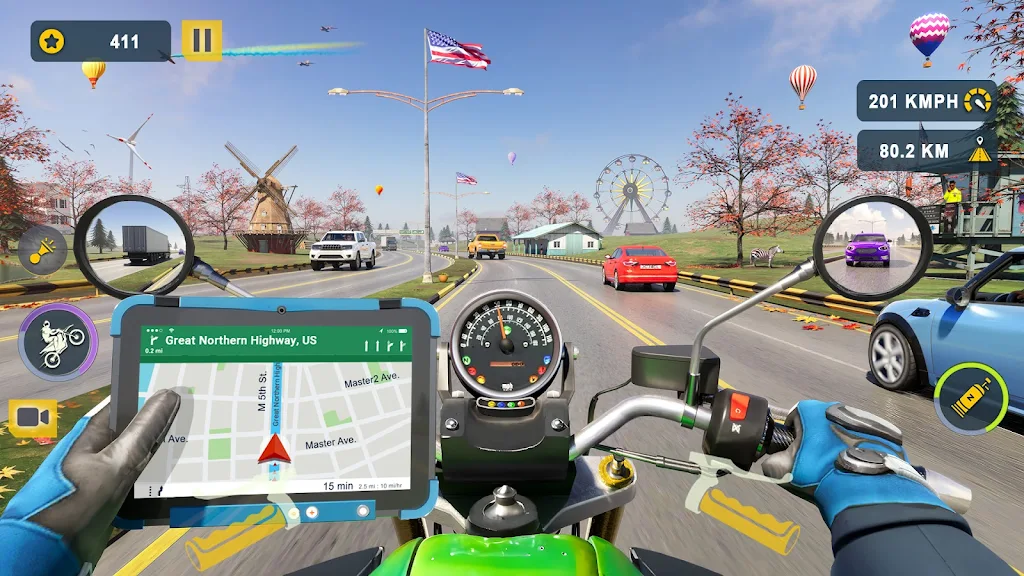 世界摩托车巡回赛：摩托车比赛(摩托车竞速游戏)截图