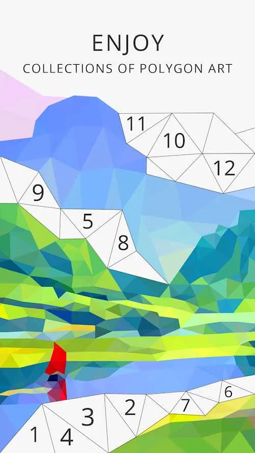 我的保利艺术日记(多边形益智游戏)截图