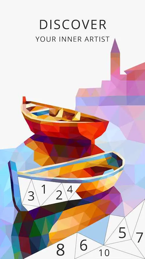 我的保利艺术日记(多边形益智游戏)截图