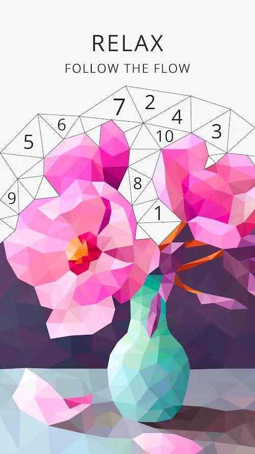 我的保利艺术日记(多边形益智游戏)截图