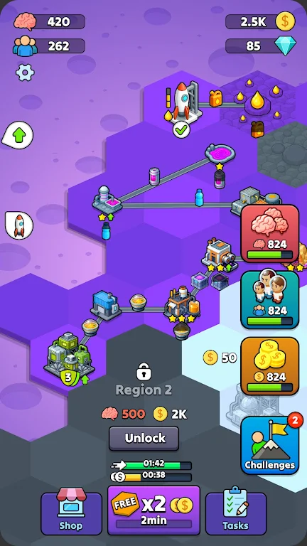 太空殖民地：建造大师(宇宙建造游戏)截图