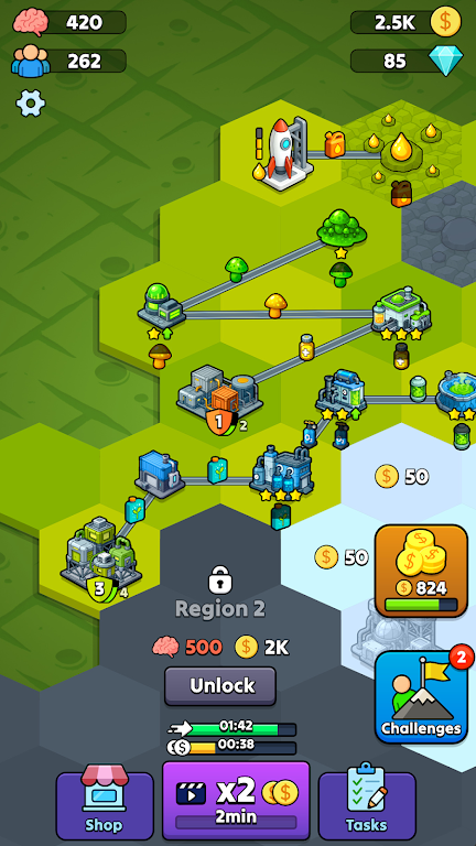 太空殖民地：建造大师(宇宙建造游戏)截图