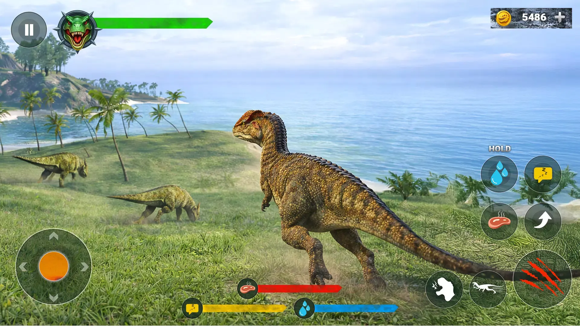 侏罗纪冲突恐龙模拟MOD免广告(恐龙冲突游戏)截图