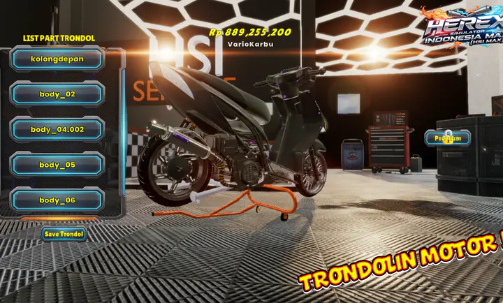 印尼摩托模拟器(摩托模拟游戏)截图