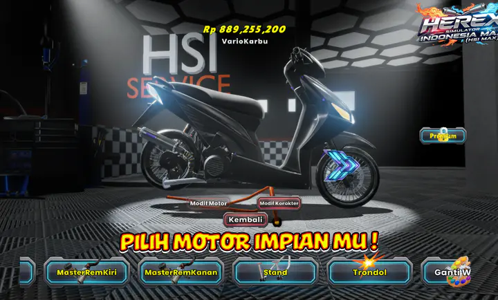 印尼摩托模拟器(摩托模拟游戏)截图