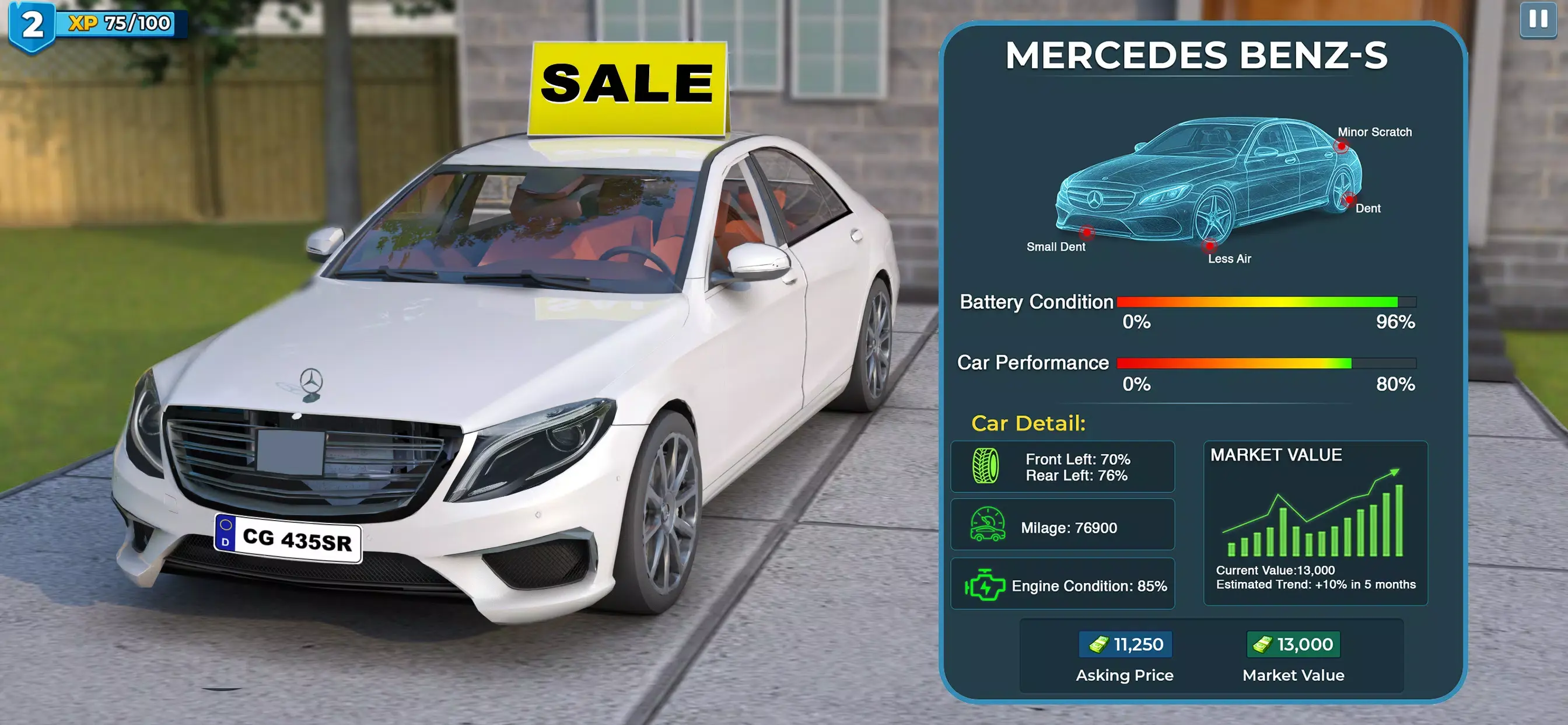 二手车经销商模拟器：机械师(二手车经营游戏)截图