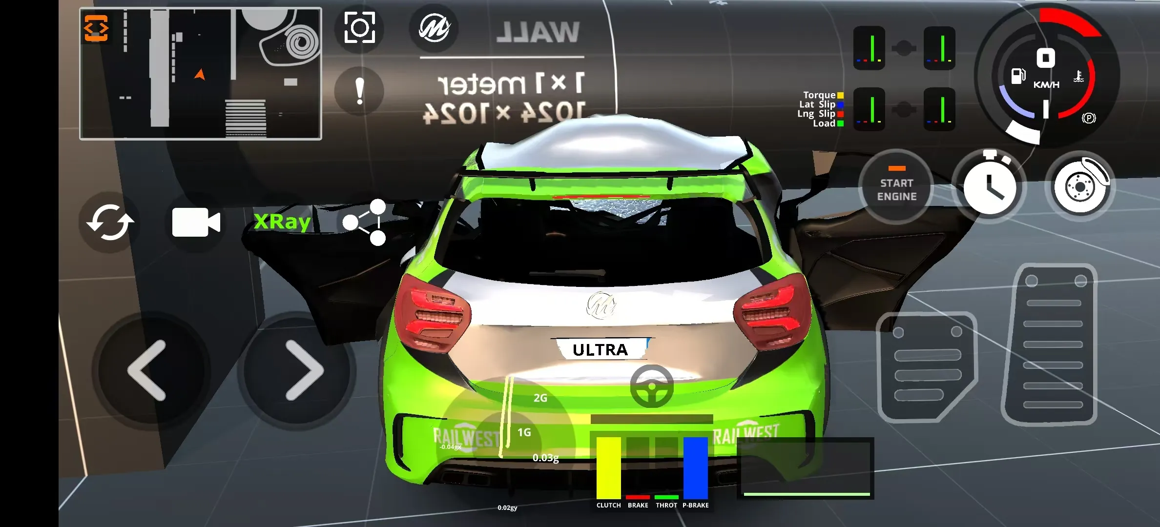 驾驶X车祸模拟器内置菜单截图