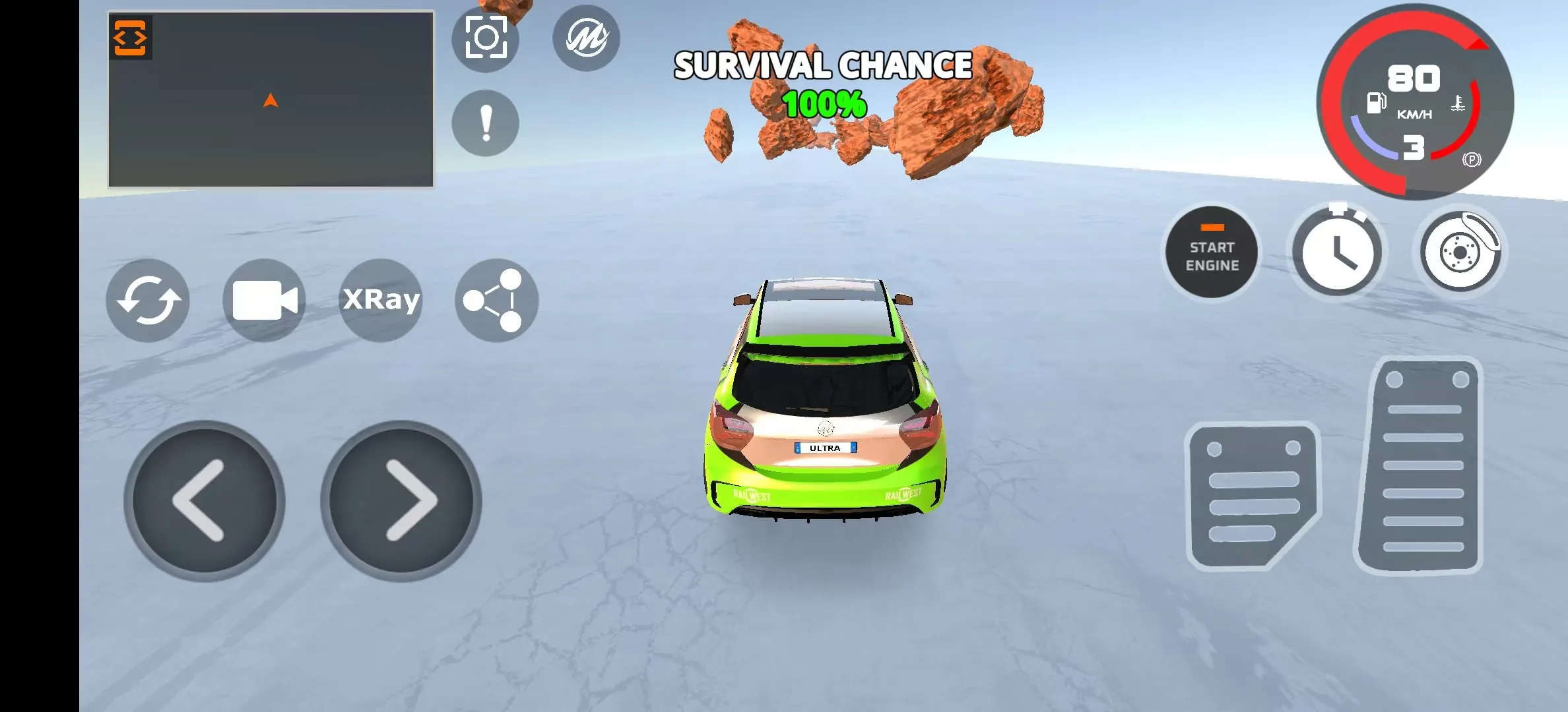 驾驶X车祸模拟器内置菜单截图