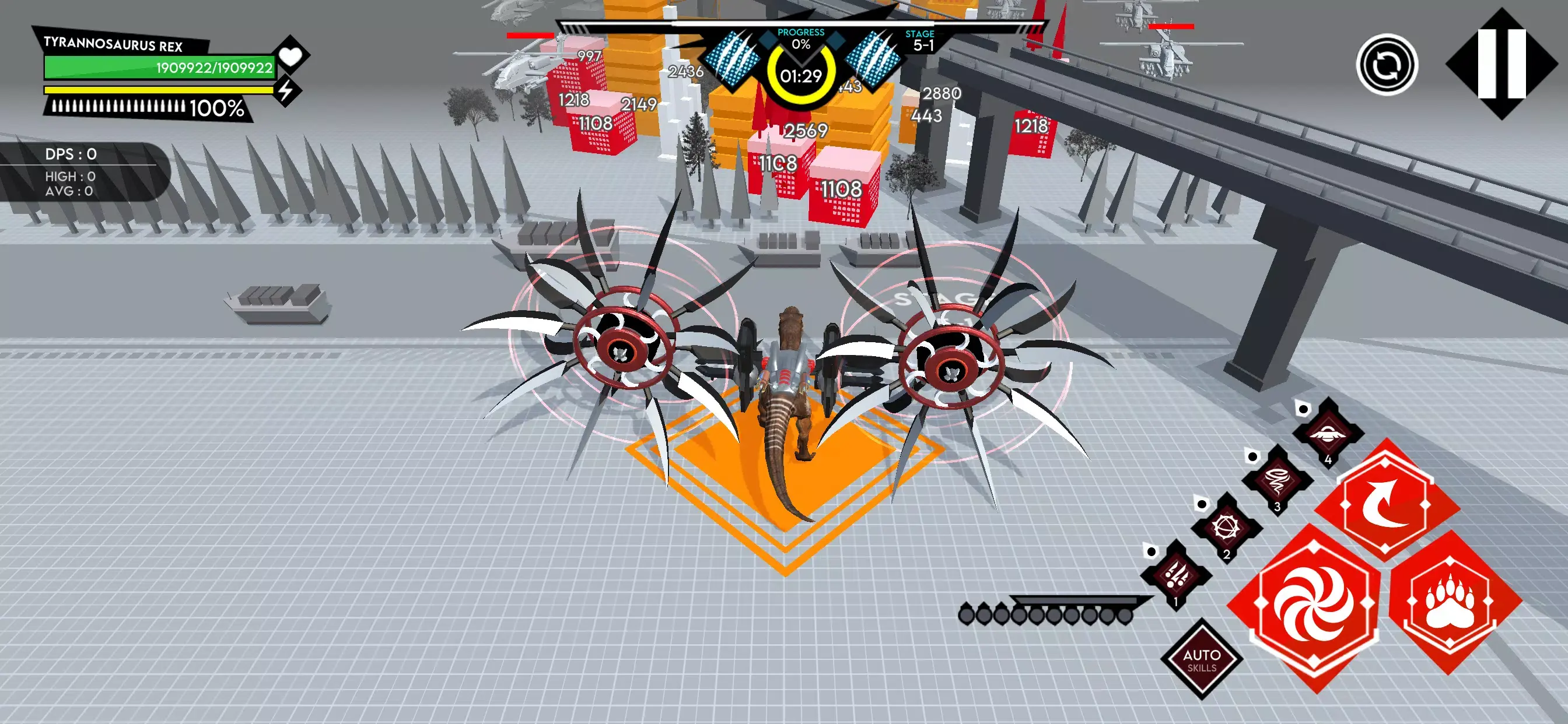 机械恐龙城市粉碎免广告2026最新版本截图