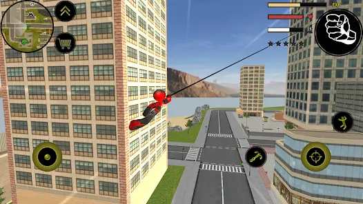 火柴人绳索英雄：起源大量金币最新手机版截图