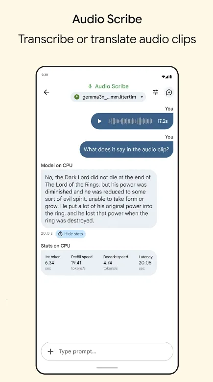 谷歌AI本地版2026最新版本截图