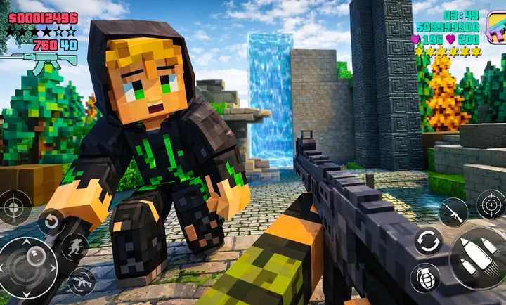 荒野猎手：像素枪战(像素生存射击游戏)截图