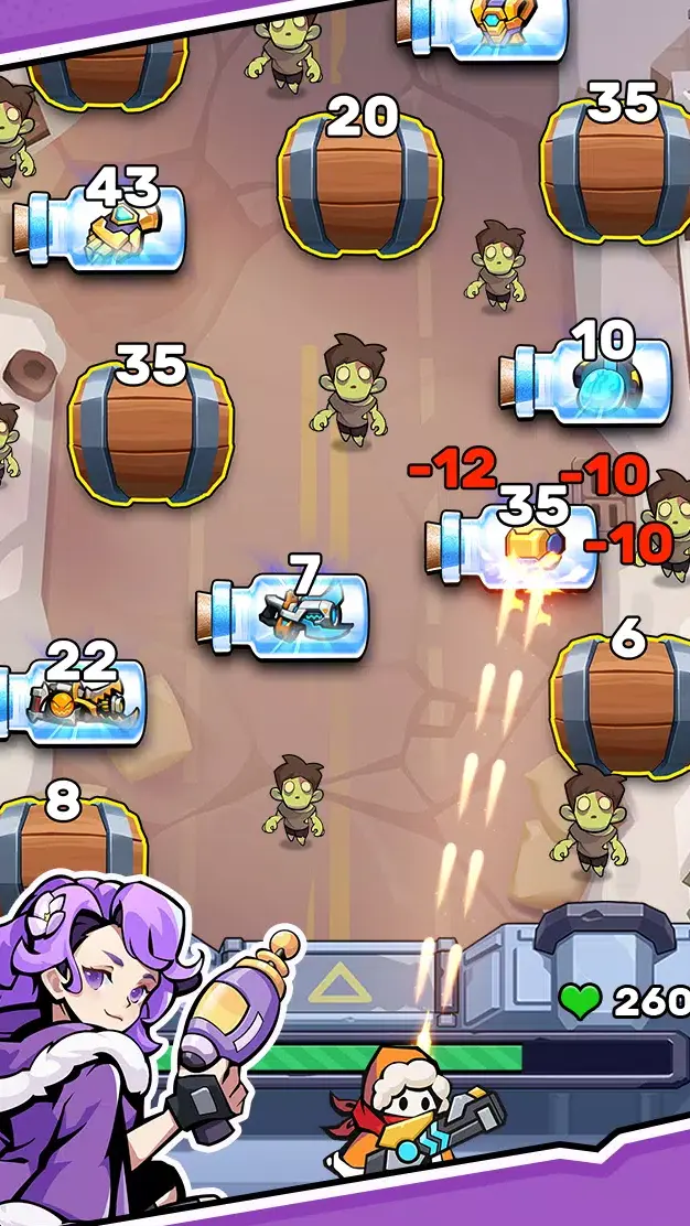 生存防御(战斗升级游戏)截图