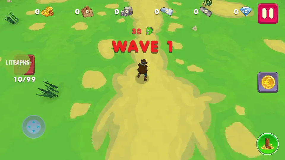 两个家伙和僵尸无限钻石版截图