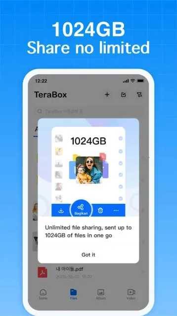 TeraBox(网盘存储软件)截图