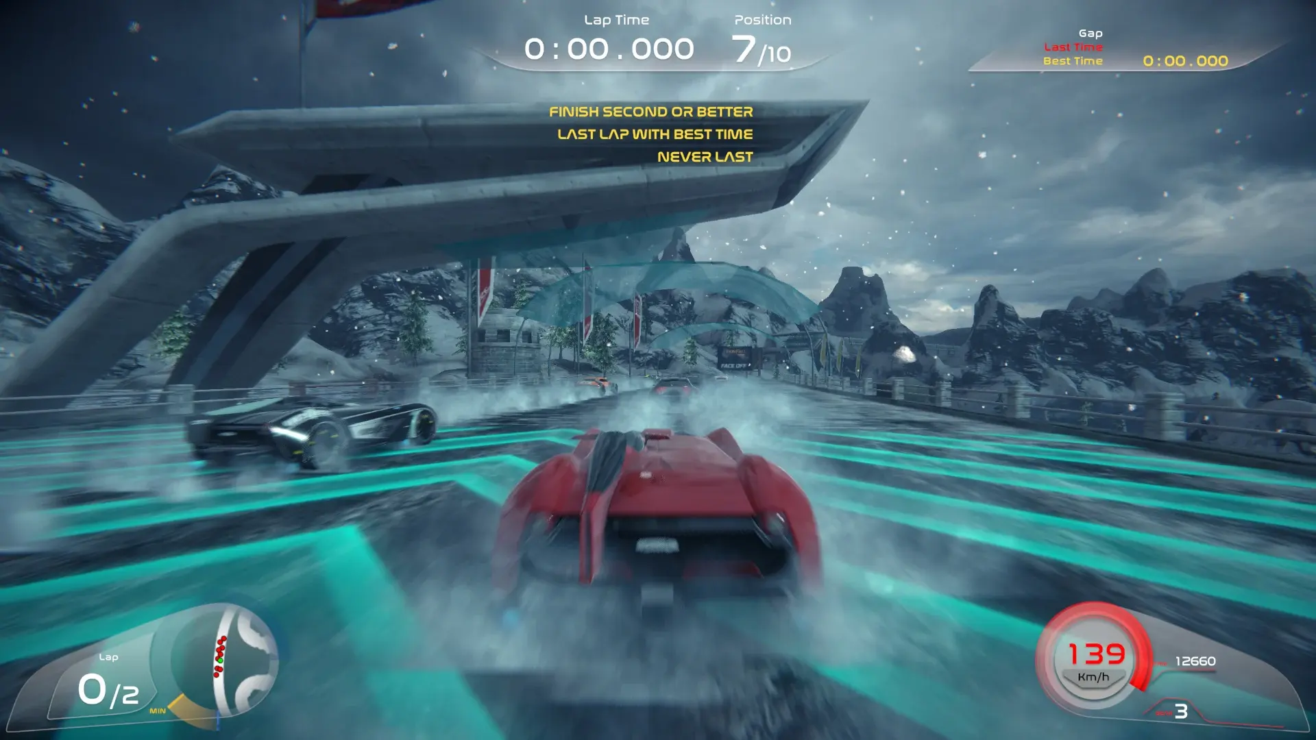 崛起：奔向未来付费解锁版(近未来赛车游戏)截图