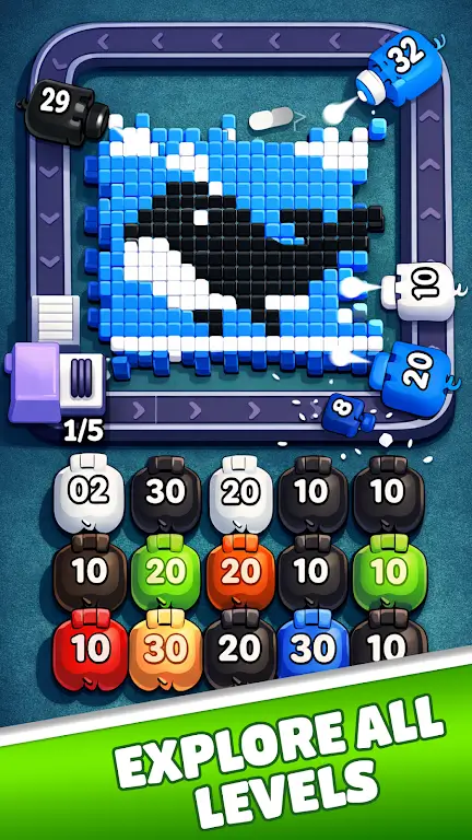 色彩粉碎：方块射手(方块射击游戏)截图