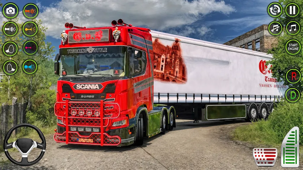 城市货车驾驶(卡车模拟游戏)截图