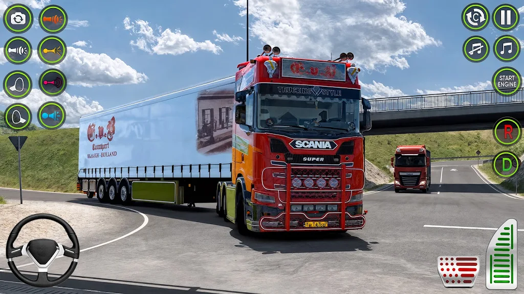 城市货车驾驶(卡车模拟游戏)截图
