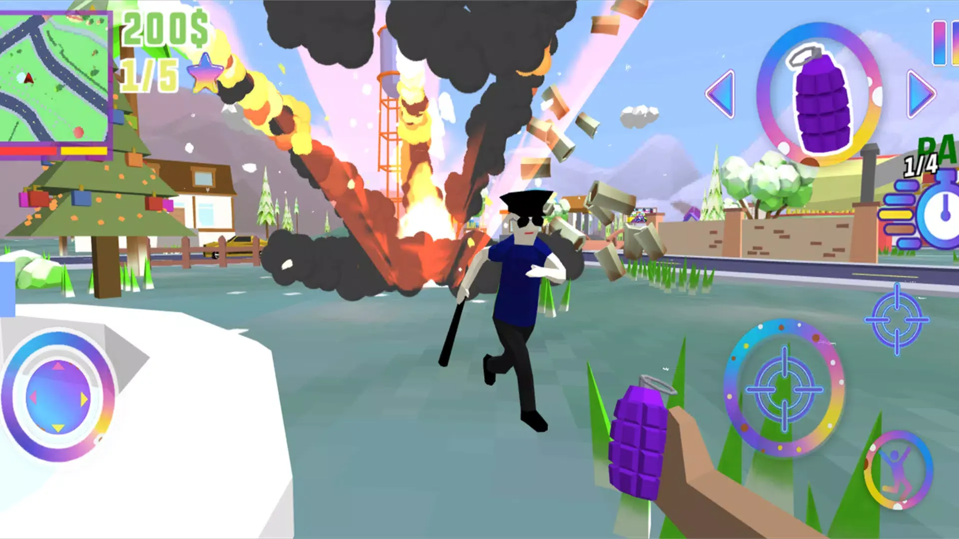 像素城市突袭行动免广告(像素都市冒险游戏)截图