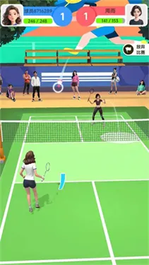 羽毛球对决(竖屏羽毛球游戏)截图