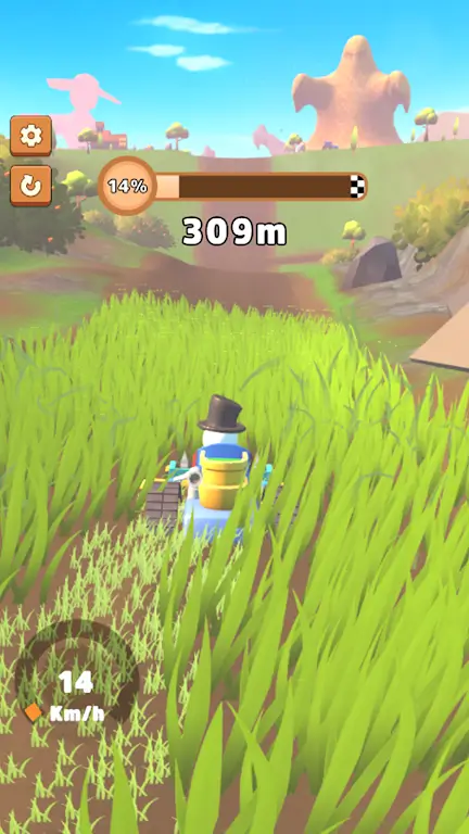 农场狂飙骑手3D(农场割草冒险游戏)截图
