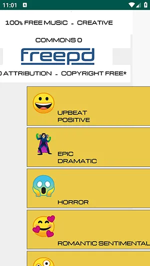 freepd(免费音乐资源网)截图
