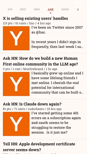 Hacki(技术资讯客户端)截图