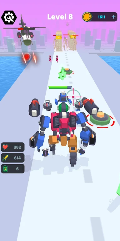 机甲组装冲突：狂奔(机甲战斗游戏)截图