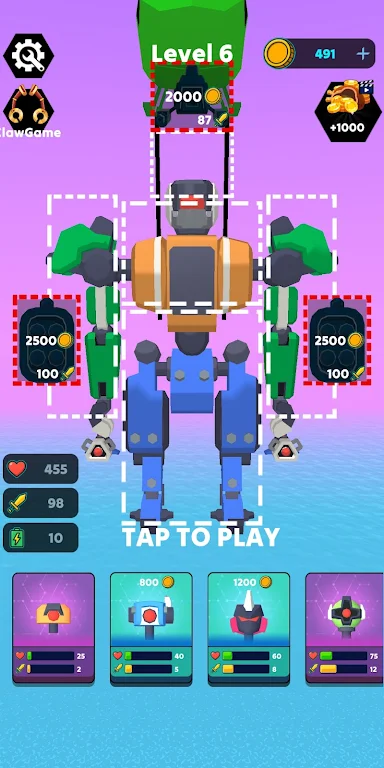 机甲组装冲突：狂奔(机甲战斗游戏)截图