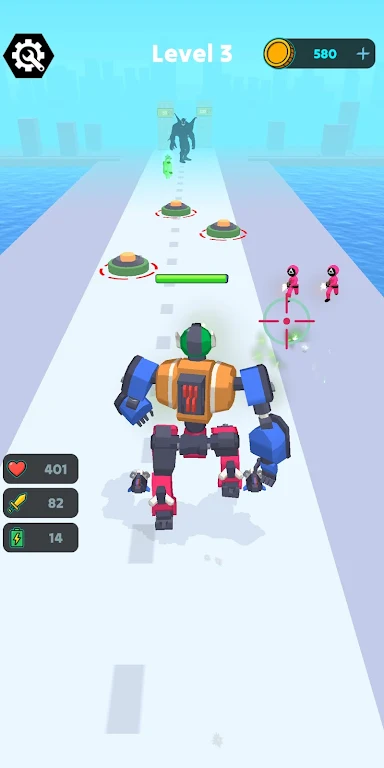 机甲组装冲突：狂奔(机甲战斗游戏)截图