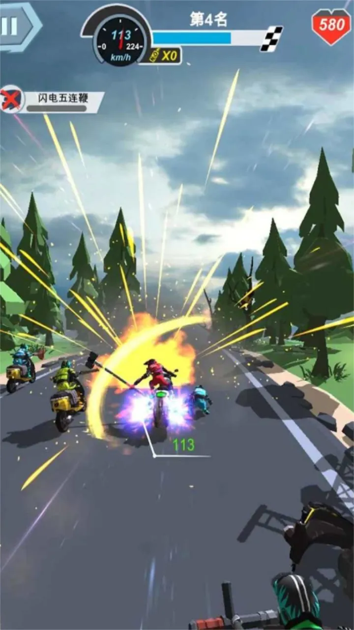 暴力摩托6(摩托竞速游戏)截图