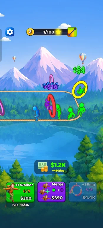 合成杂技团：挂机循环(杂技团挂机游戏)截图