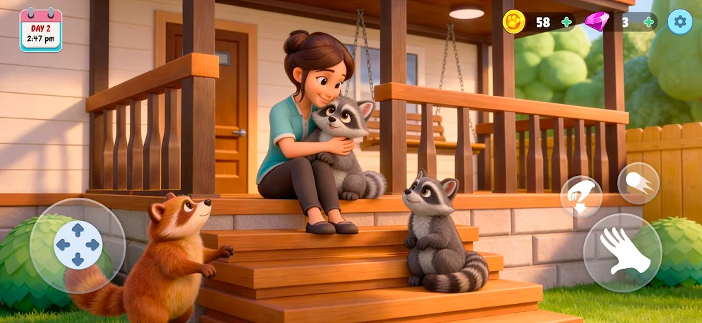浣熊模拟器：我的宠物免内购2026最新版本截图