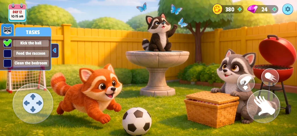 浣熊模拟器：我的宠物免内购2026最新版本截图