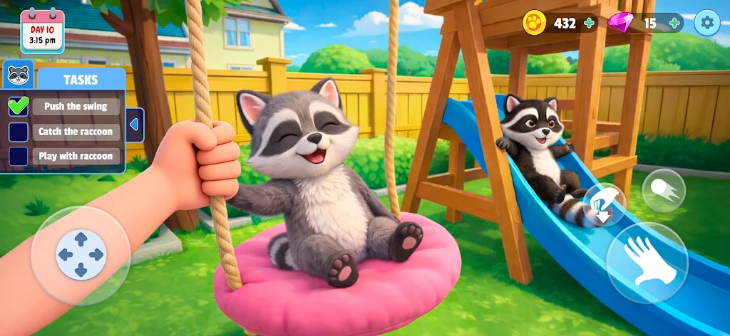 浣熊模拟器：我的宠物免内购2026最新版本截图
