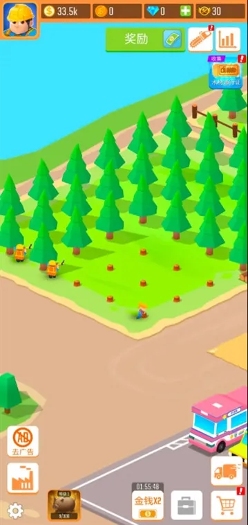 木材公司无限钻石破解版