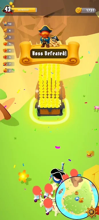 海盗幸存者：战斗小队(荒岛生存冒险游戏)截图