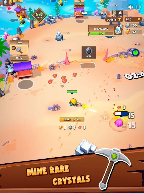 矿山冒险(趣味挖矿游戏)截图